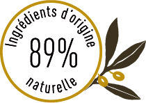 89 % d'ingrédients d'origine naturelle